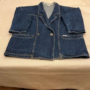 Women’s Guess Denim Blue Jean Blazer